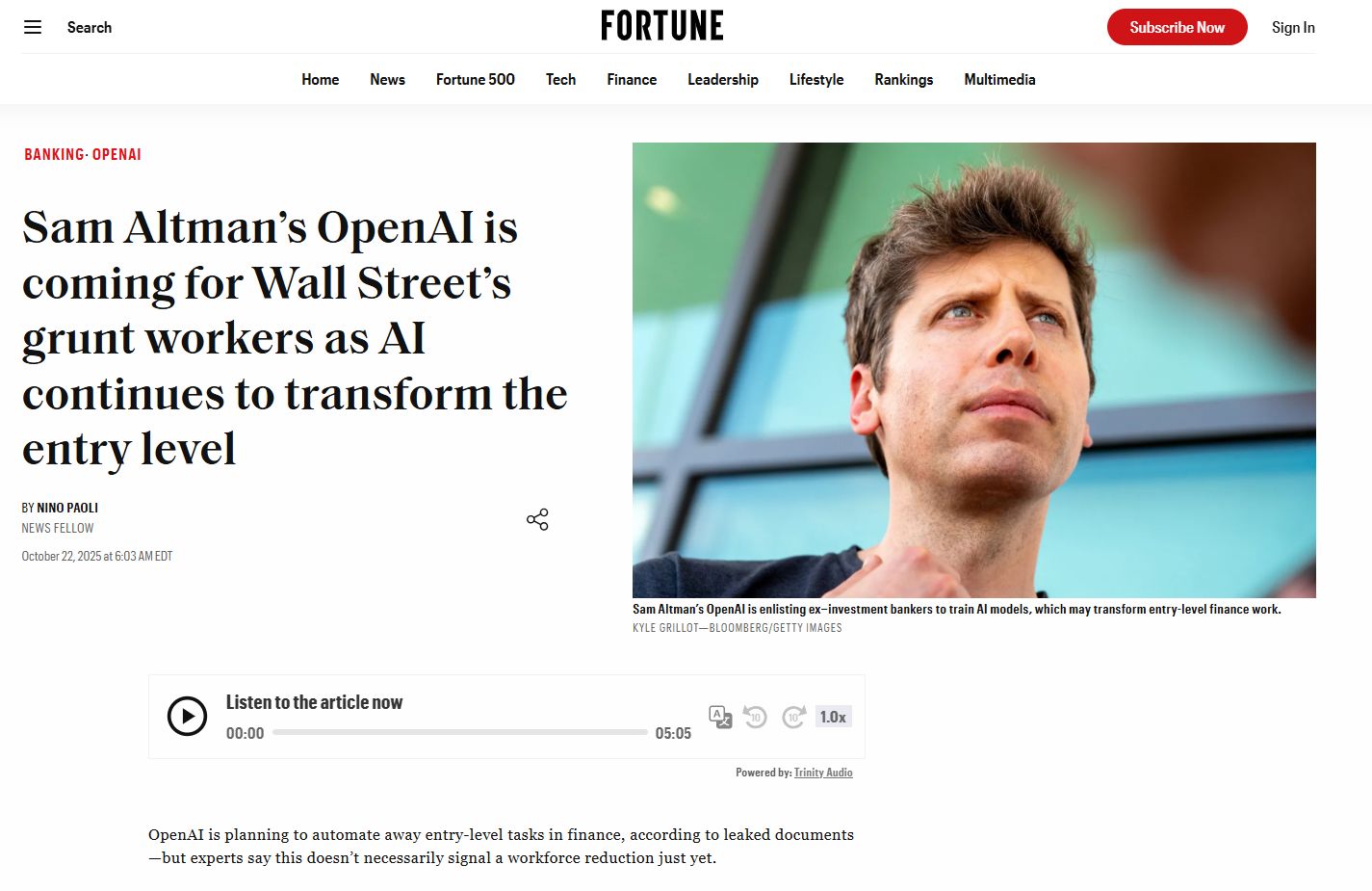 AI in Finance How Project Mercury Is Redefining Entry-Level Work